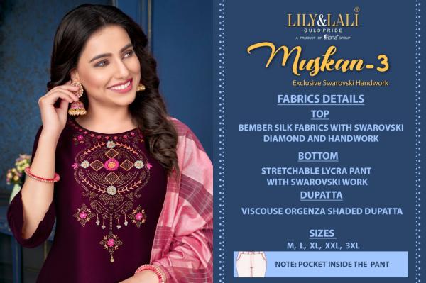 Lily And Lali Muskan 3 Exclusive Wear Silk Designer Readymade Suit